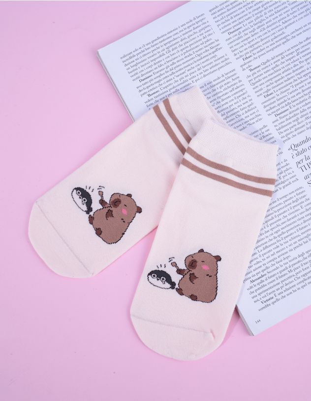 Шкарпетки з зображенням капібари | 265623-14-XX - A-SHOP