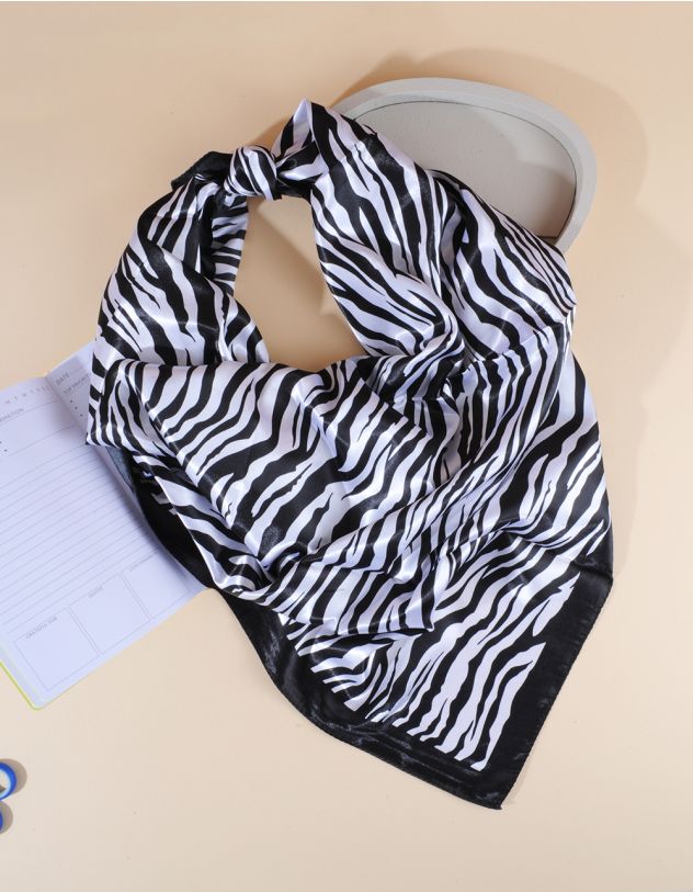 Хустка з анімалістичним принтом | 264166-01-XX - A-SHOP