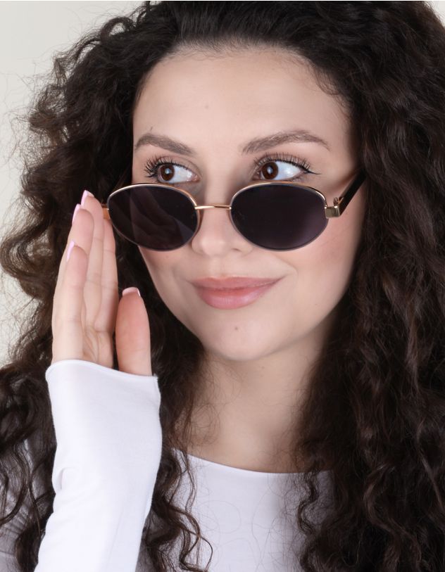 Окуляри сонцезахисні з лінзами круглої форми | 262824-28-XX - A-SHOP