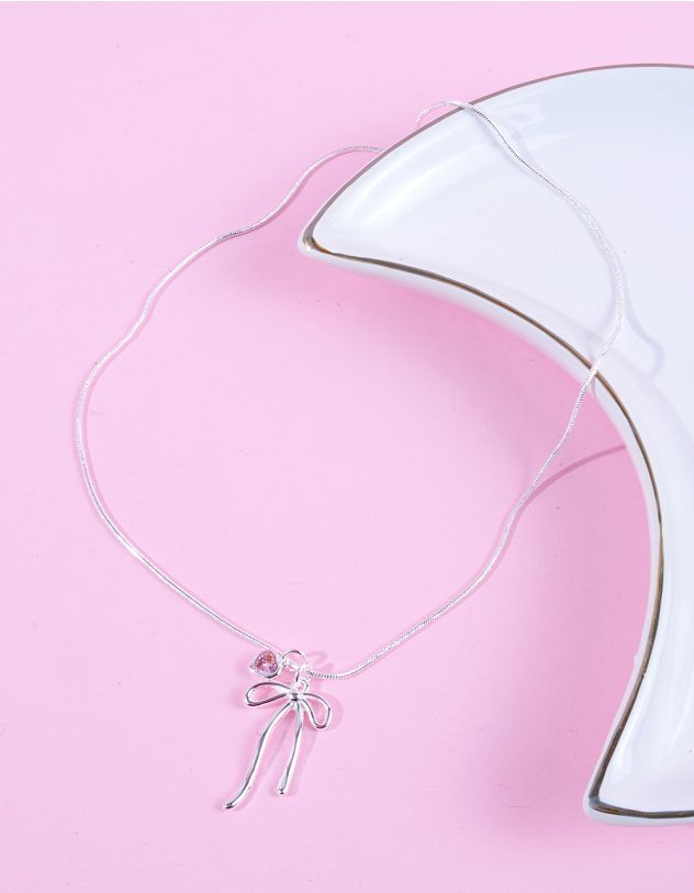 Підвіска на шию з кулоном у вигляді банта | 264129-70-XX - A-SHOP