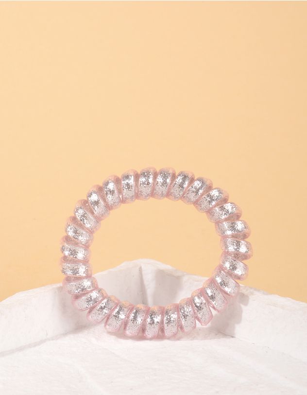 Резинка для волосся пружинка з гліттером | 258756-35-XX - A-SHOP