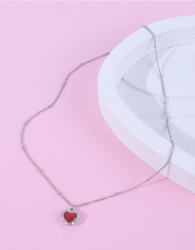 Підвіска на шию з кулоном у вигляді серця | 261832-60-XX - A-SHOP