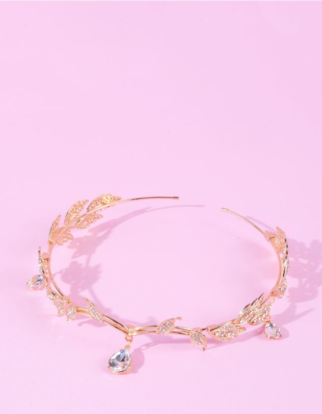 Діадема у вигляді вінка у стразах | 260596-04-XX - A-SHOP