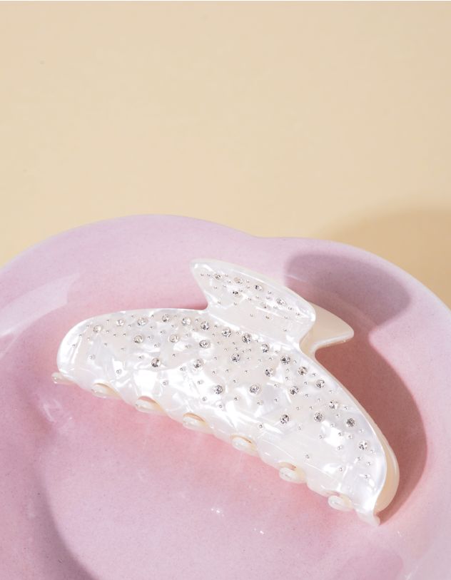 Заколка для волосся крабік декорована стразами | 264540-01-XX - A-SHOP