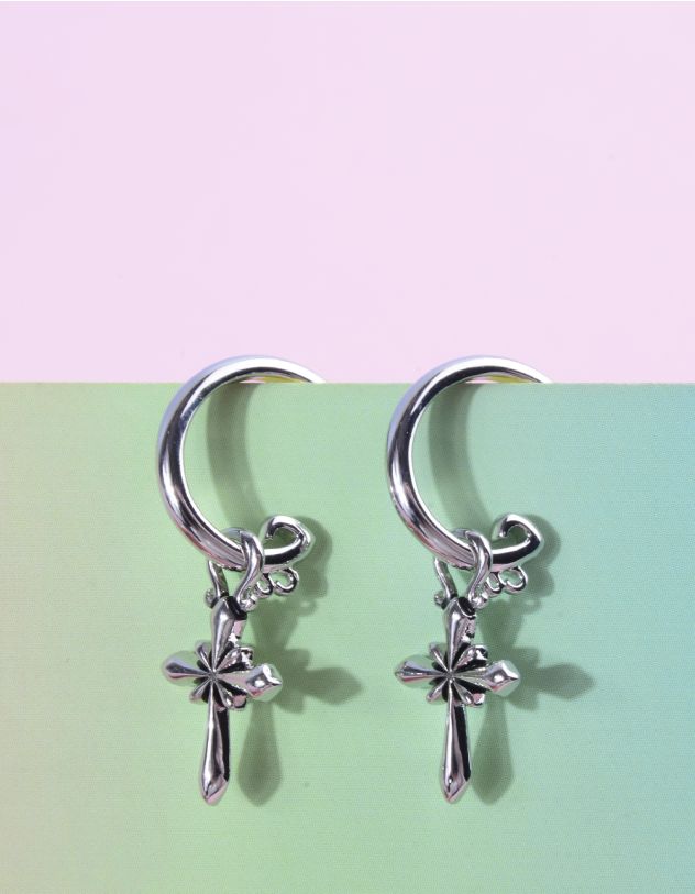 Сережки з хрестами | 265362-05-XX - A-SHOP