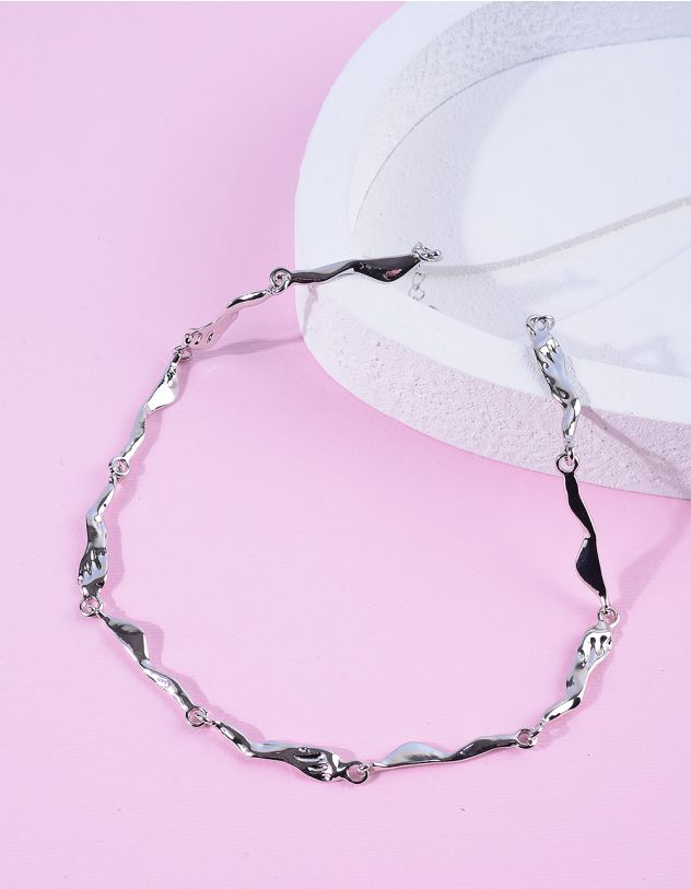 Підвіска на шию з імітацією розплавленого металу | 265228-05-XX - A-SHOP