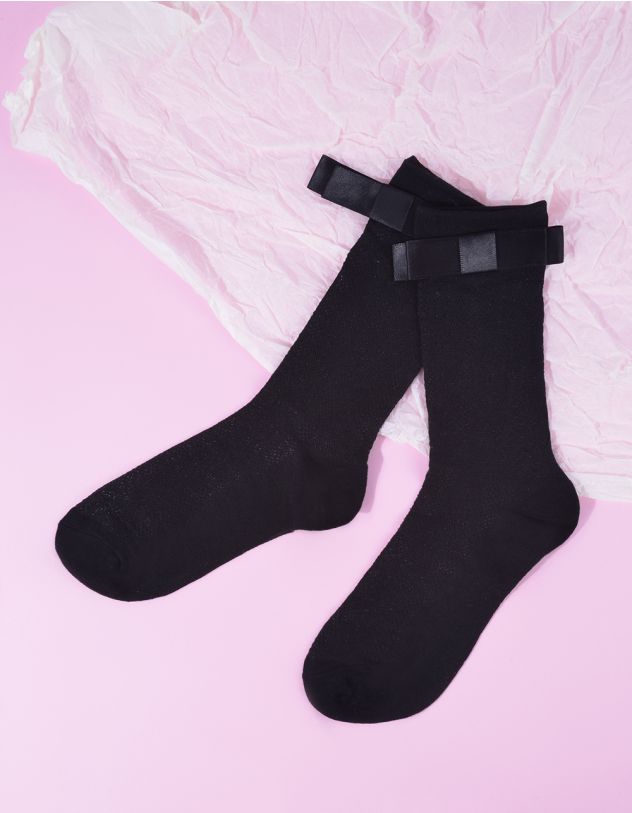 Шкарпетки з бантом та серцями | 264981-02-XX - A-SHOP