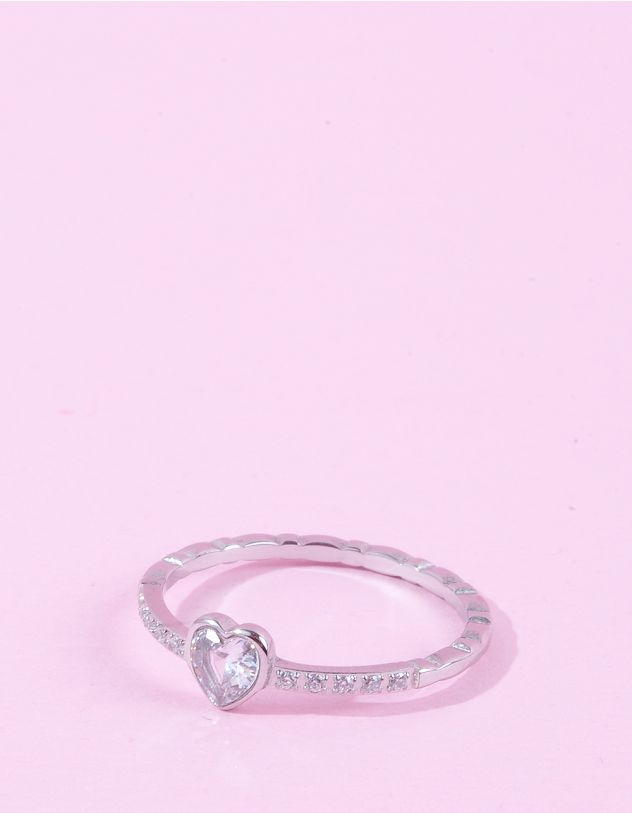 Кільце з серцем | 261806-05-37 - A-SHOP