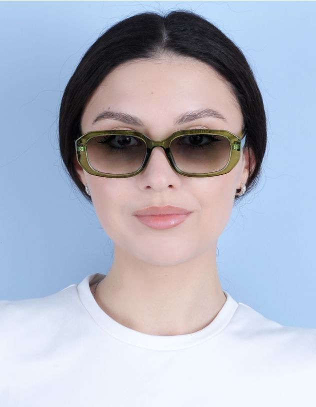 Окуляри шестикутники з прямокутними лінзами | 262483-37-XX - A-SHOP