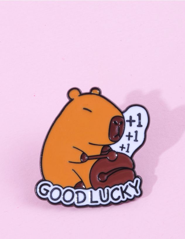 Брошка у вигляді капібари | 264049-12-XX - A-SHOP