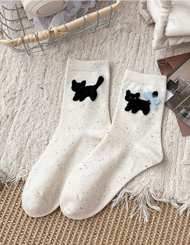 Шкарпетки з котиком | 266809-40-XX - A-SHOP