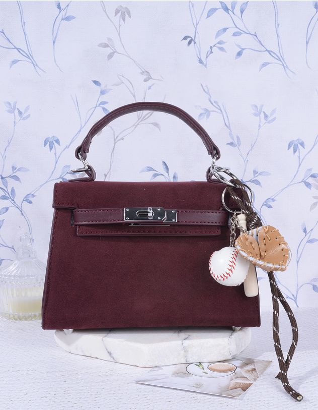 Сумка через плече з брелоком у вигляді м'яча | 262591-27-XX - A-SHOP