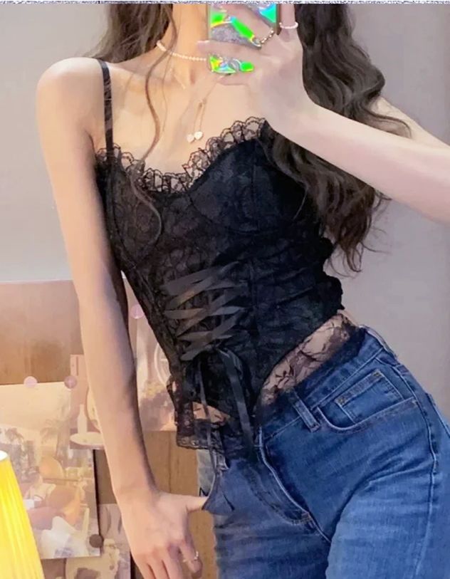 Топ з мереживом | 266175-02-02 - A-SHOP