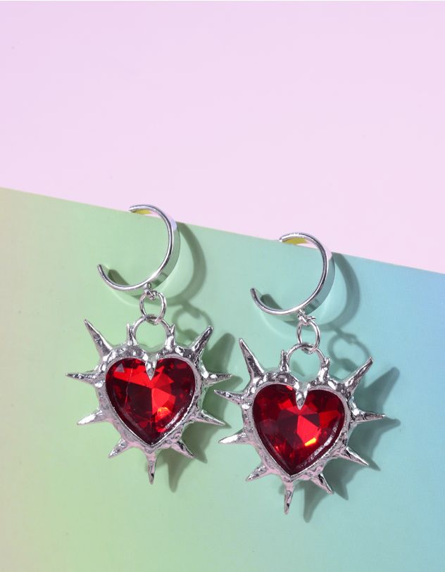 Сережки у вигляді серця | 264620-60-XX - A-SHOP