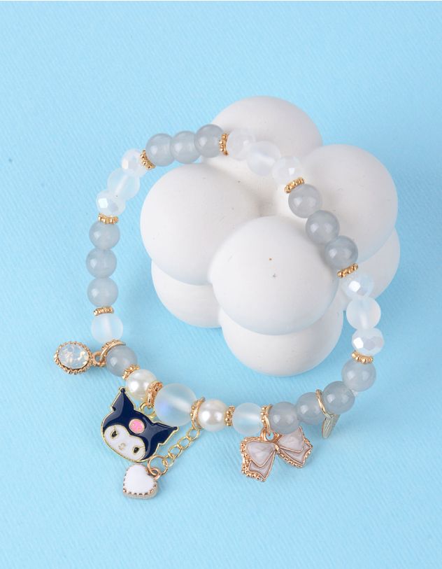 Браслет на руку із намистин з кулом у вигляді Куромі та Мелоді | 257541-29-XX - A-SHOP
