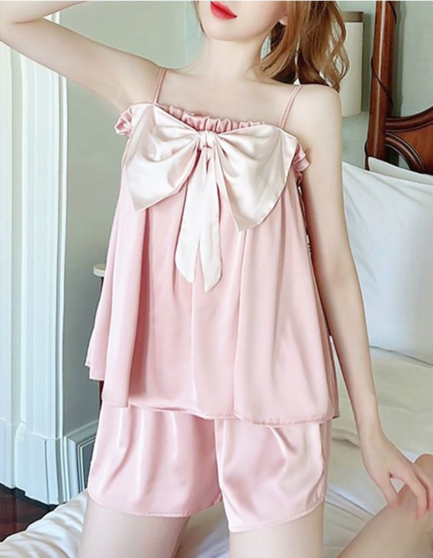 Піжама з бантом | 265955-14-03 - A-SHOP