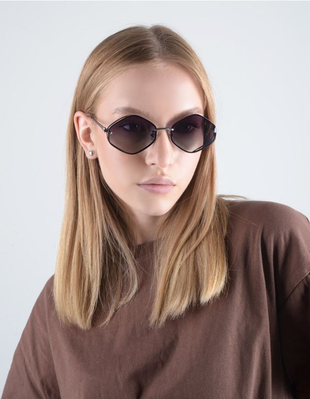 Окуляри сонцезахисні з фігурними лінзами | 241374-28-XX - A-SHOP