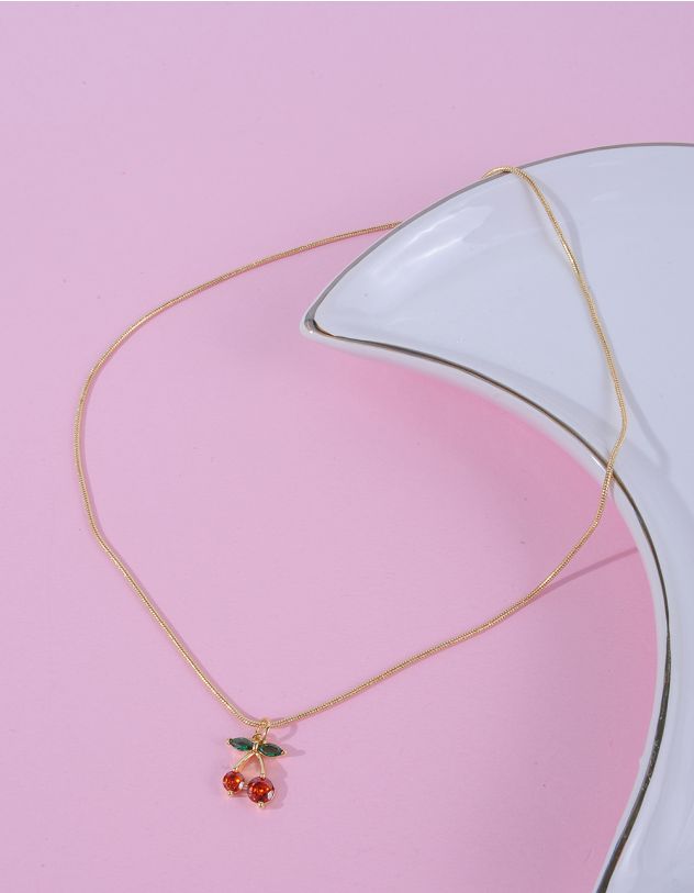 Підвіска на шию з кулоном у вигляді вишні | 262576-04-XX - A-SHOP