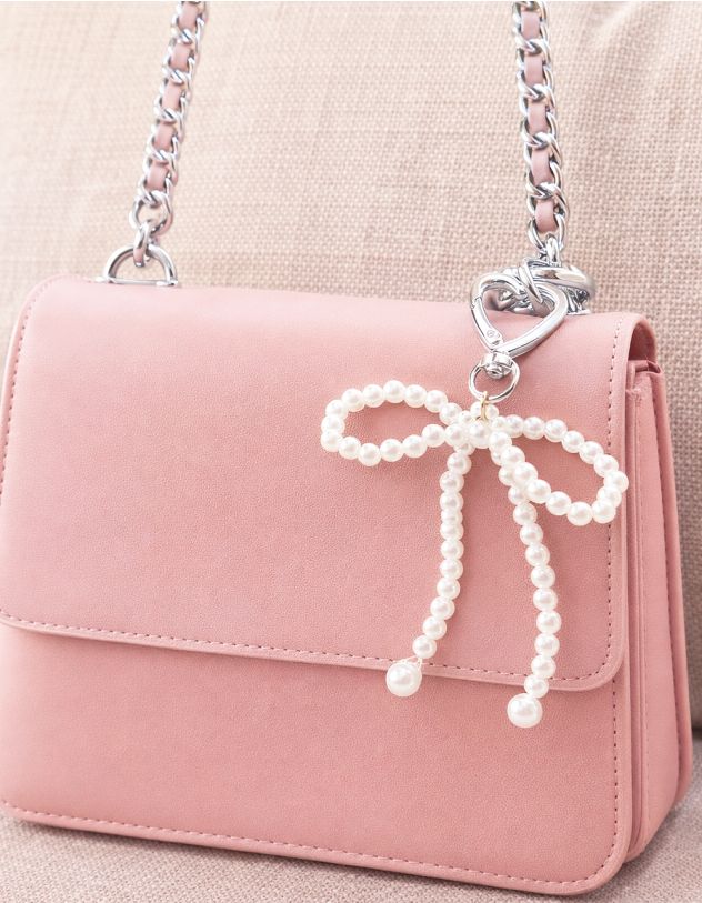 Брелок на сумку у вигляді банта із перлин | 264710-05-XX - A-SHOP