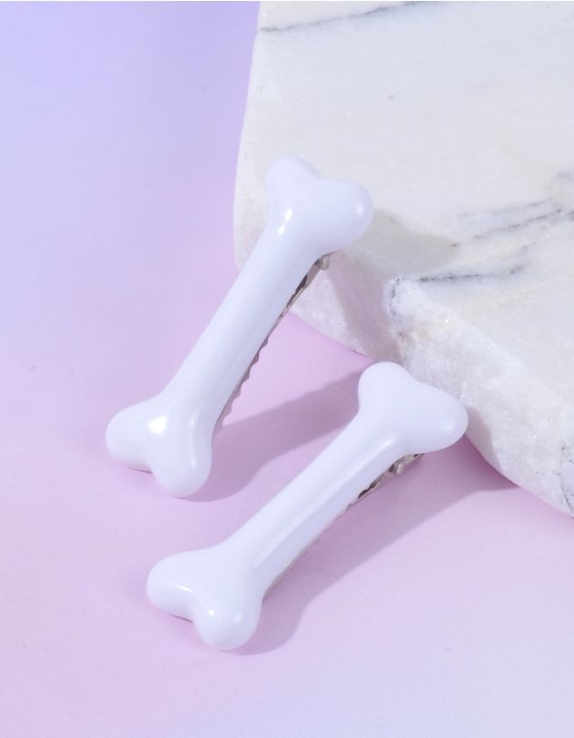 Заколка для волосся парна у вигляді кістки | 263364-01-XX - A-SHOP