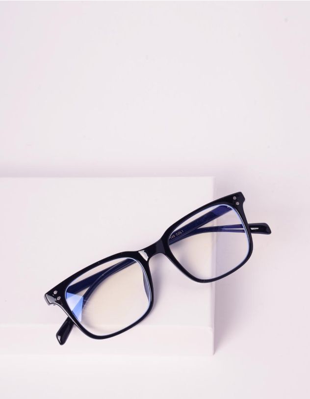 Окуляри квадратні з прозорими лінзами | 245476-02-XX - A-SHOP