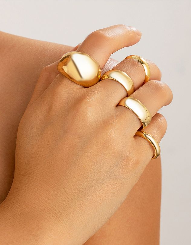 Кільця у наборі з глянцевим покриттям | 263211-04-XX - A-SHOP