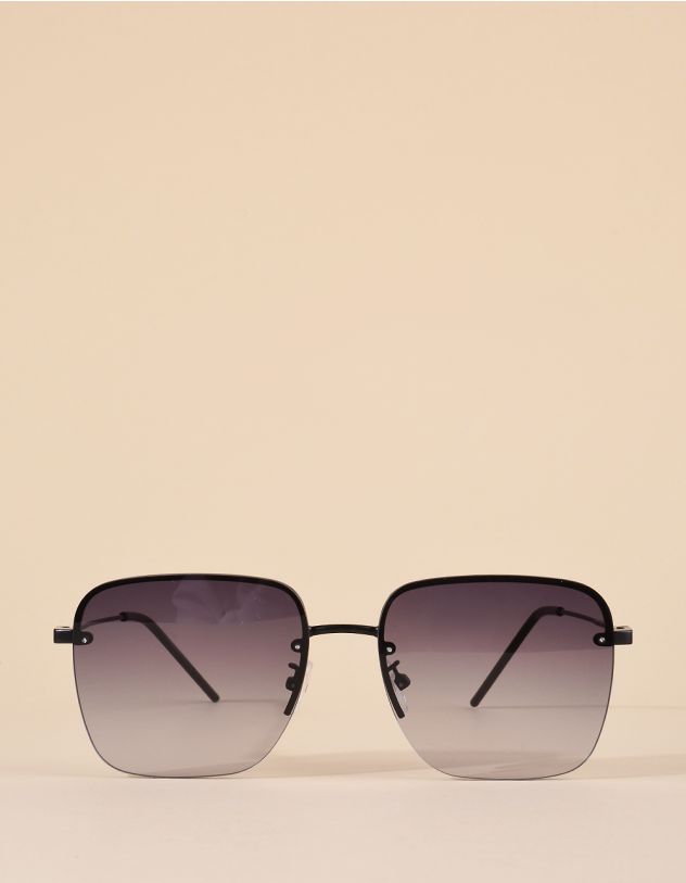 Окуляри від сонця квадратні oversize | 266547-02-XX - A-SHOP