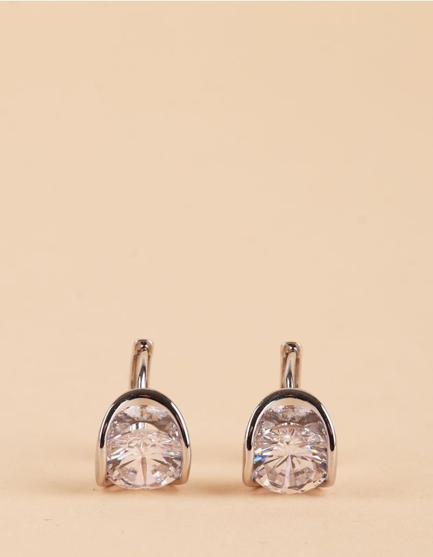 Сережки з кристалом | 265198-05-XX - A-SHOP