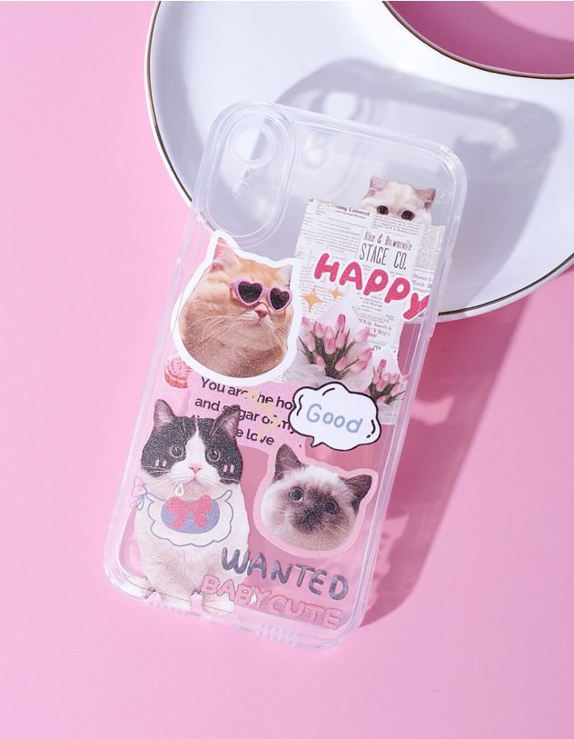 Чохол для телефону з принтом звірят | 261587-14-73 - A-SHOP