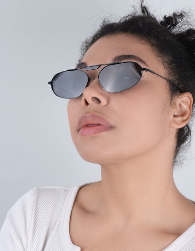 Окуляри вузькі від сонця з тонкими дужками | 263028-02-XX - A-SHOP