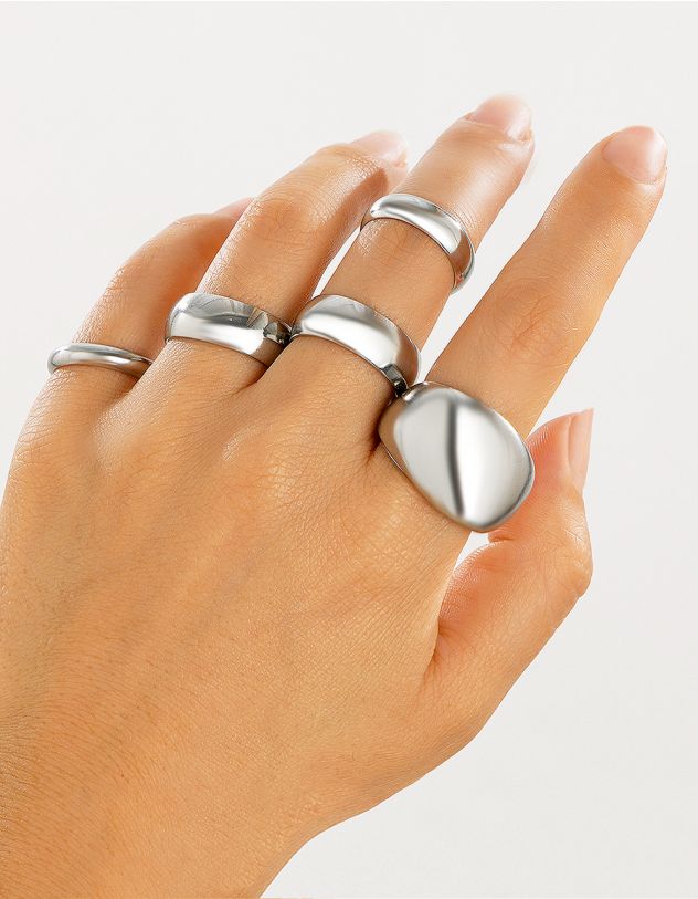 Кільця у наборі з глянцевим покриттям | 263211-05-XX - A-SHOP