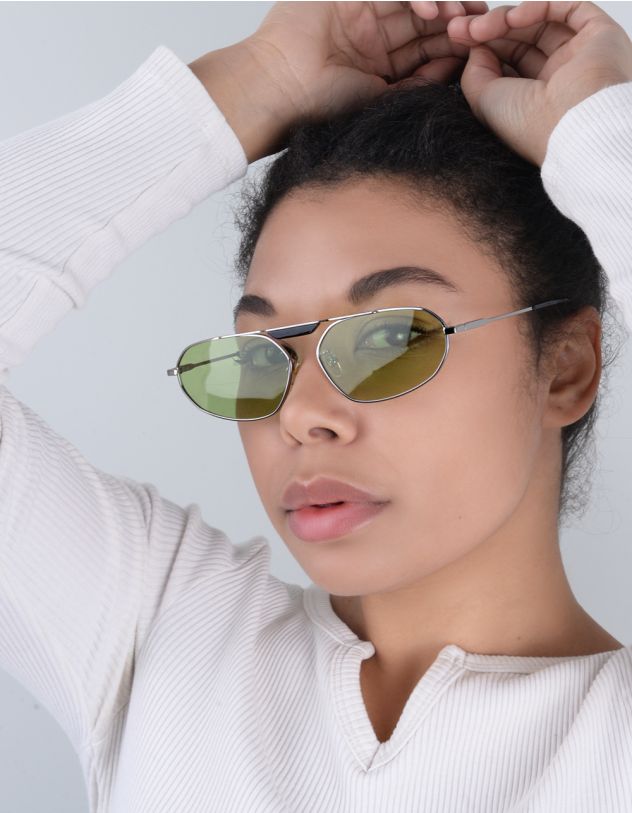 Окуляри вузькі від сонця з тонкими дужками | 263028-20-XX - A-SHOP