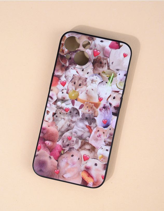 Чохол для телефону Iphone з принтом хом'яка | 266367-21-72 - A-SHOP