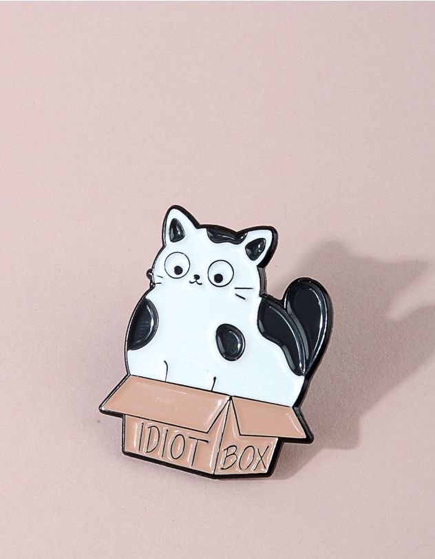 Брошка у вигляді кицьки | 257419-14-XX - A-SHOP