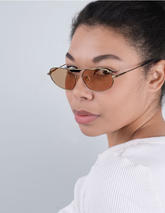 Окуляри вузькі від сонця з тонкими дужками | 263028-19-XX - A-SHOP