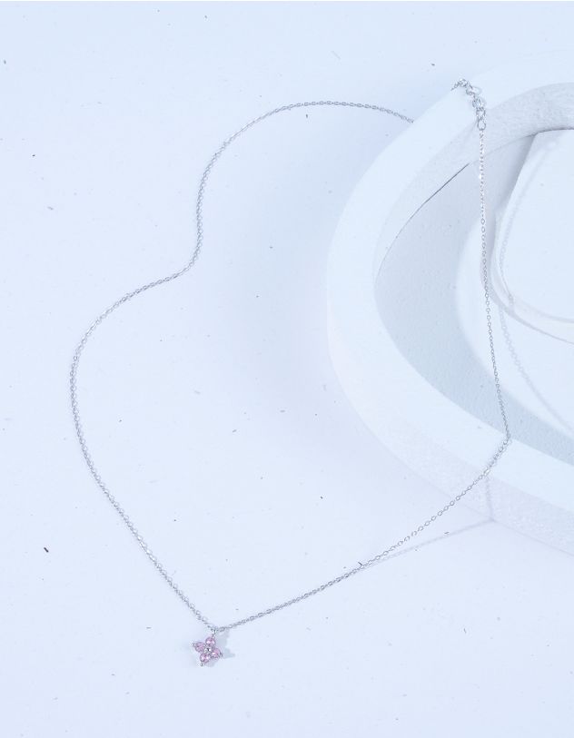 Підвіска на шию з кулоном у стразах | 264109-70-XX - A-SHOP