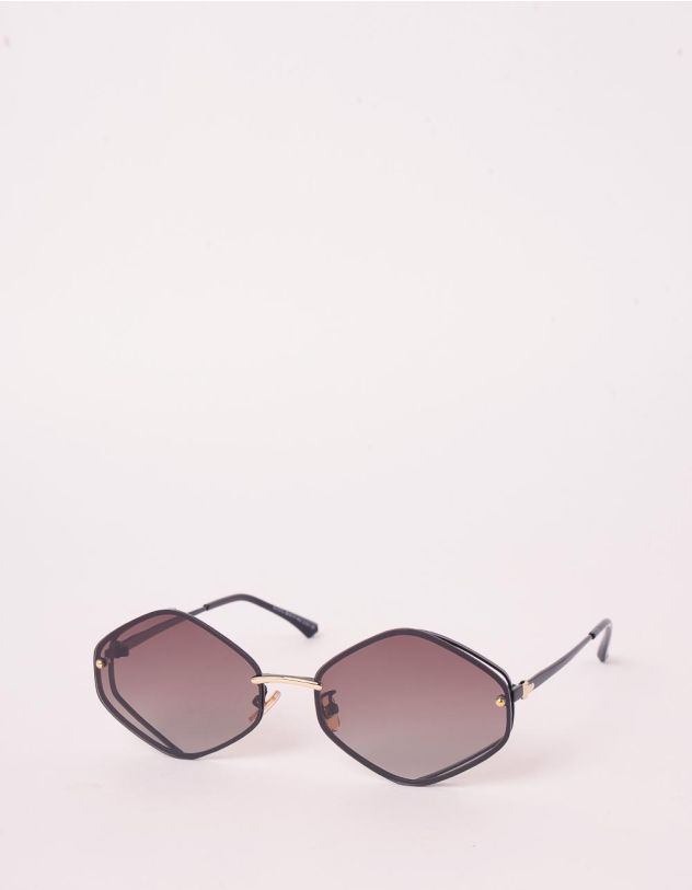 Окуляри сонцезахисні з фігурними лінзами | 241374-12-XX - A-SHOP