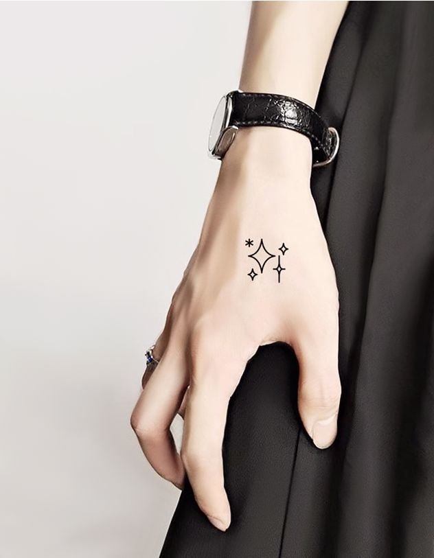 Татуювання тимчасове у вигляді зірки | 266284-01-XX - A-SHOP