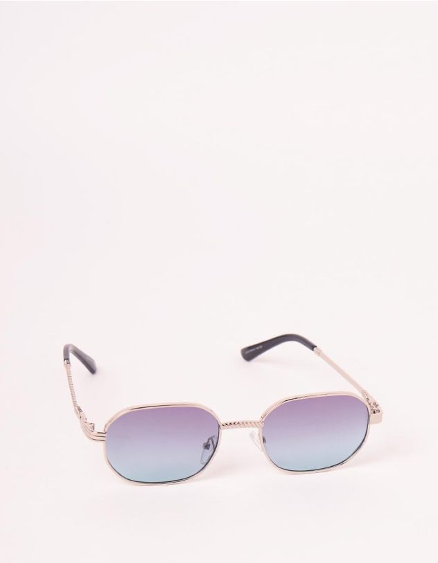 Окуляри від сонця вузькі з плетеними дужками | 245445-64-XX - A-SHOP