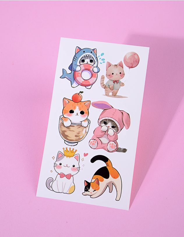 Татуювання тимчасове у вигляді кота | 266251-18-XX - A-SHOP