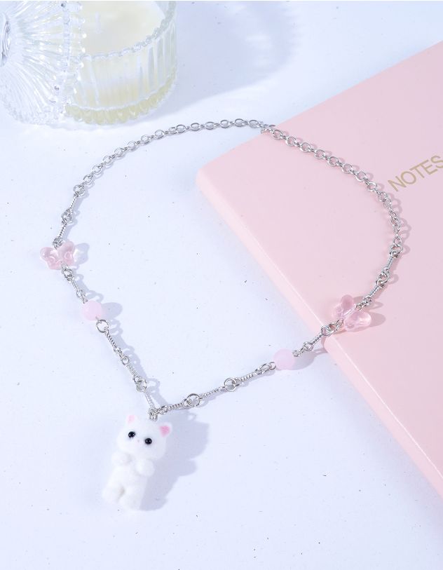 Підвіска на шию з кулоном у вигляді котика | 262464-01-XX - A-SHOP