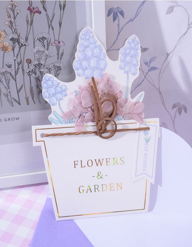 Листівка з квітами | 263166-03-XX - A-SHOP