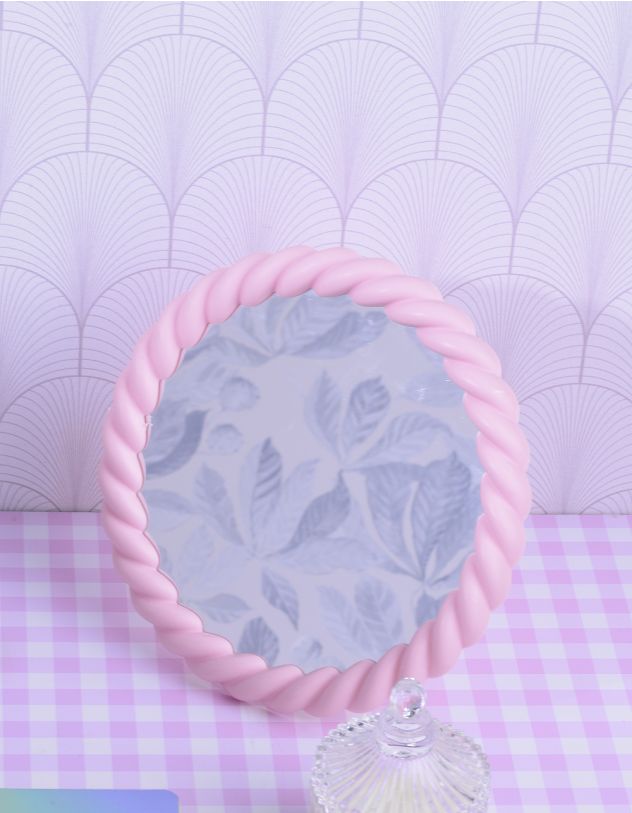 Дзеркало настільне в плетеній рамі | 263188-14-XX - A-SHOP