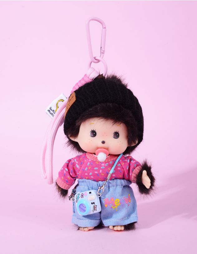 Брелок у вигляді ляльки Monchhichi | 265997-14-XX - A-SHOP