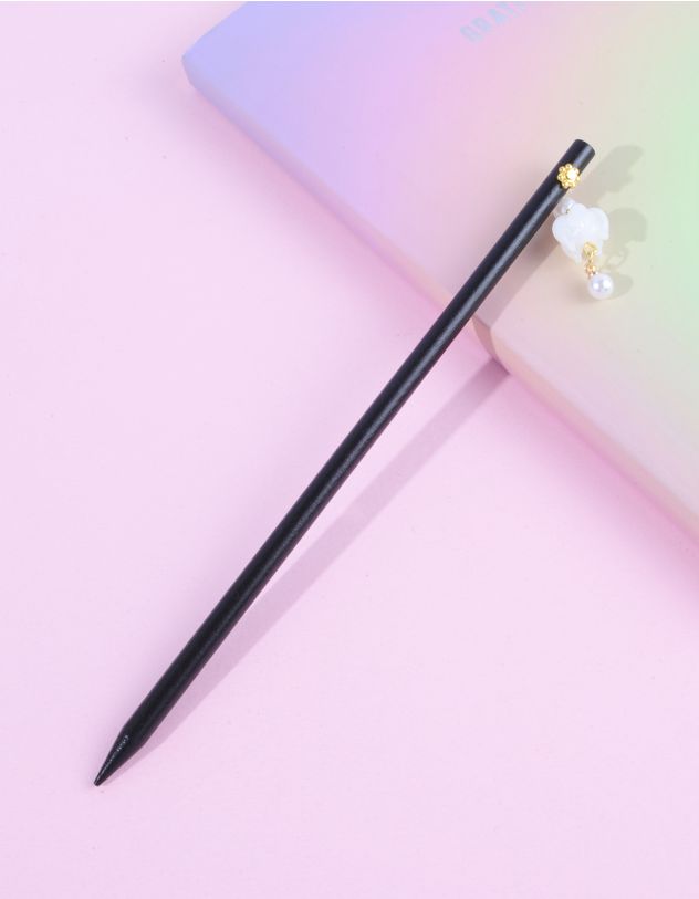 Заколка для волосся з квіткою та перлиною | 264876-01-XX - A-SHOP