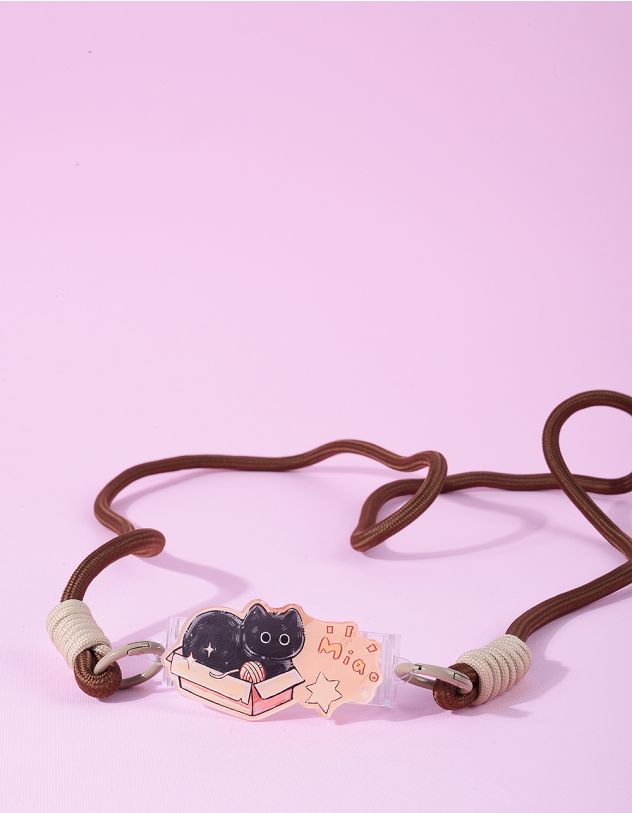 Підвіска на телефон з котиком | 265584-02-XX - A-SHOP