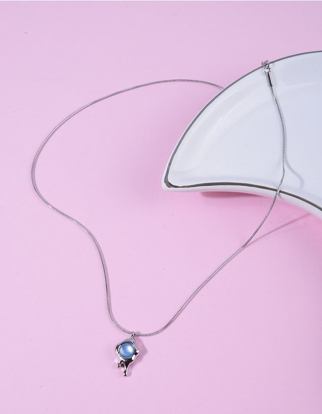 Підвіска на шию з імітацією розплавленого металу на кулоні | 265790-64-XX - A-SHOP