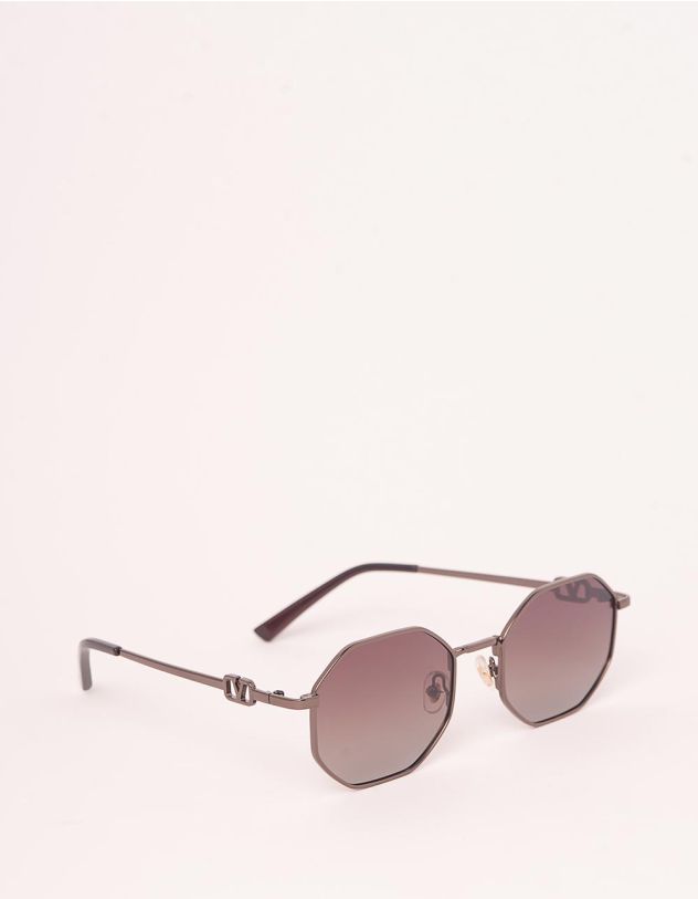 Окуляри сонцезахисні шестикутники | 249092-12-XX - A-SHOP