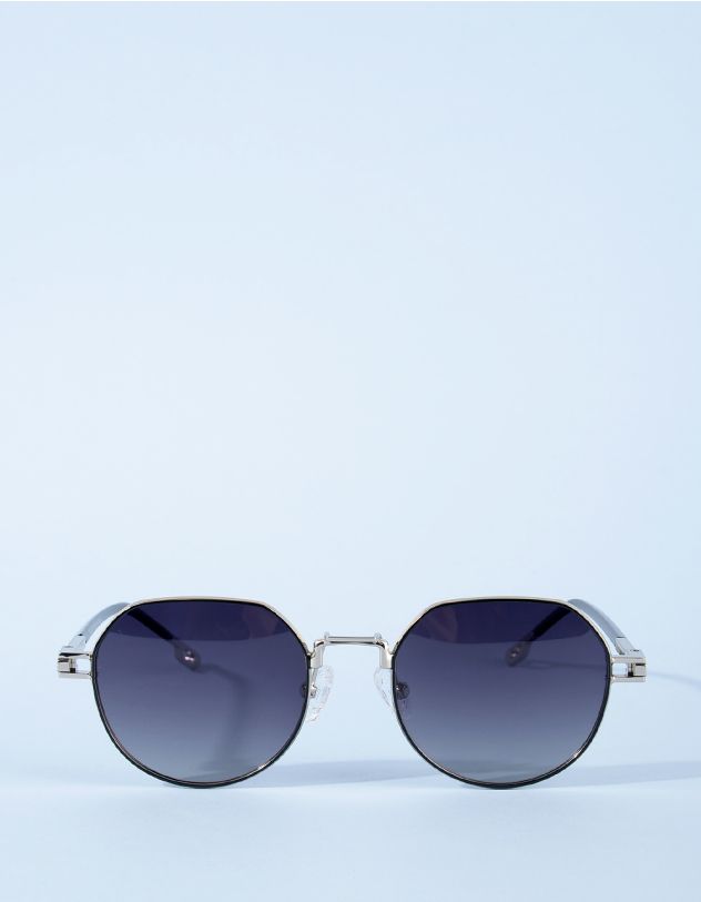 Окуляри від сонця шестикутники з тонкими дужками | 258836-28-XX - A-SHOP