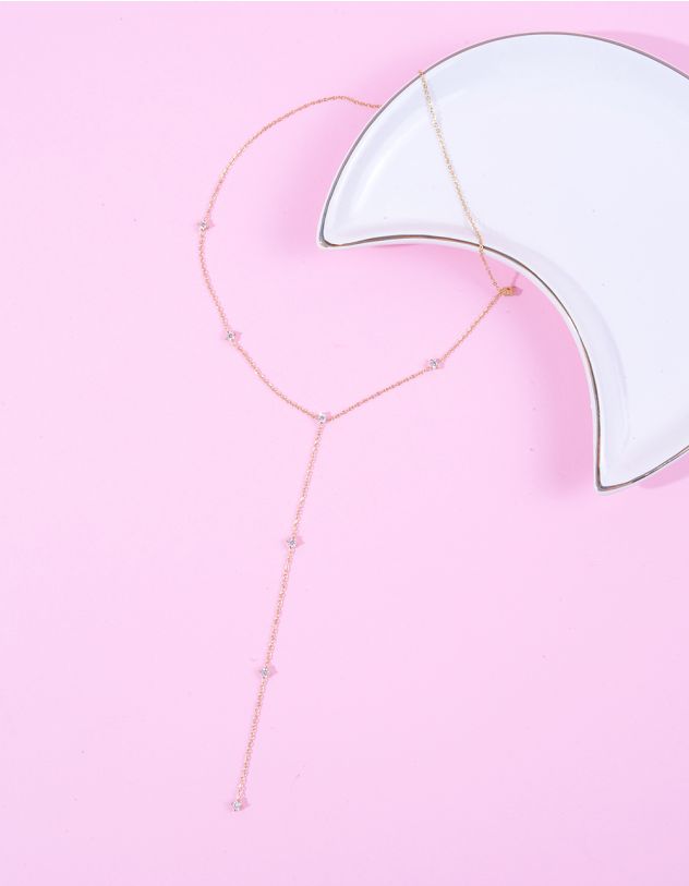 Підвіска на шию зі стразами | 262574-04-XX - A-SHOP